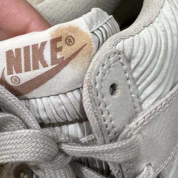 Nike Dunk Sky Hi Hidden Wedge Heel High Light Bone Metallic Red Bronze Shoes 8 - Picture 6 of 8